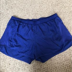 purple/blue athletic shorts